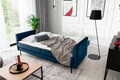 Canapea extensibila 4 locuri ELTAP, SO-REV-40NU, Revi, 215x98x92 cm, lemn/poliester, albastru inchis