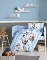 Set de pat pentru copii, 6 piese, 100% bumbac ranforce, Cotton Box, Penguen