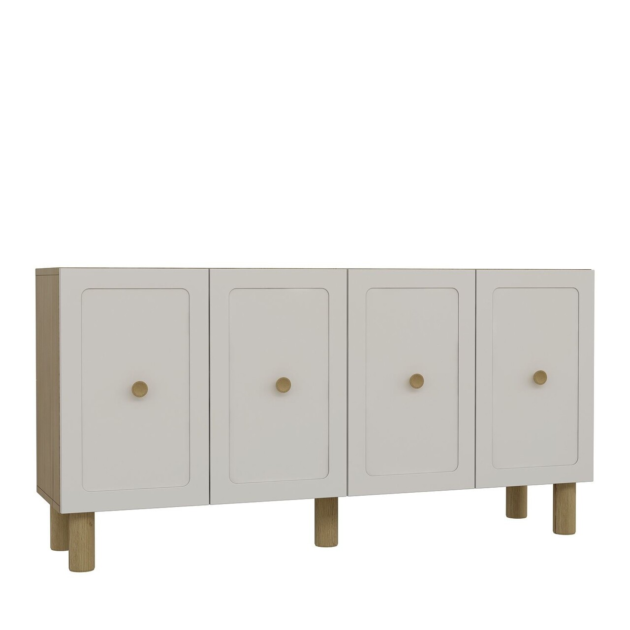 Consola, Hanah Home, Salda, 150x75x32 cm, PAL , Maro, Alb - view 4