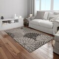 Covor, Woopamuk265, 180x280 cm, BUMBAC/POLIESTER, Gri