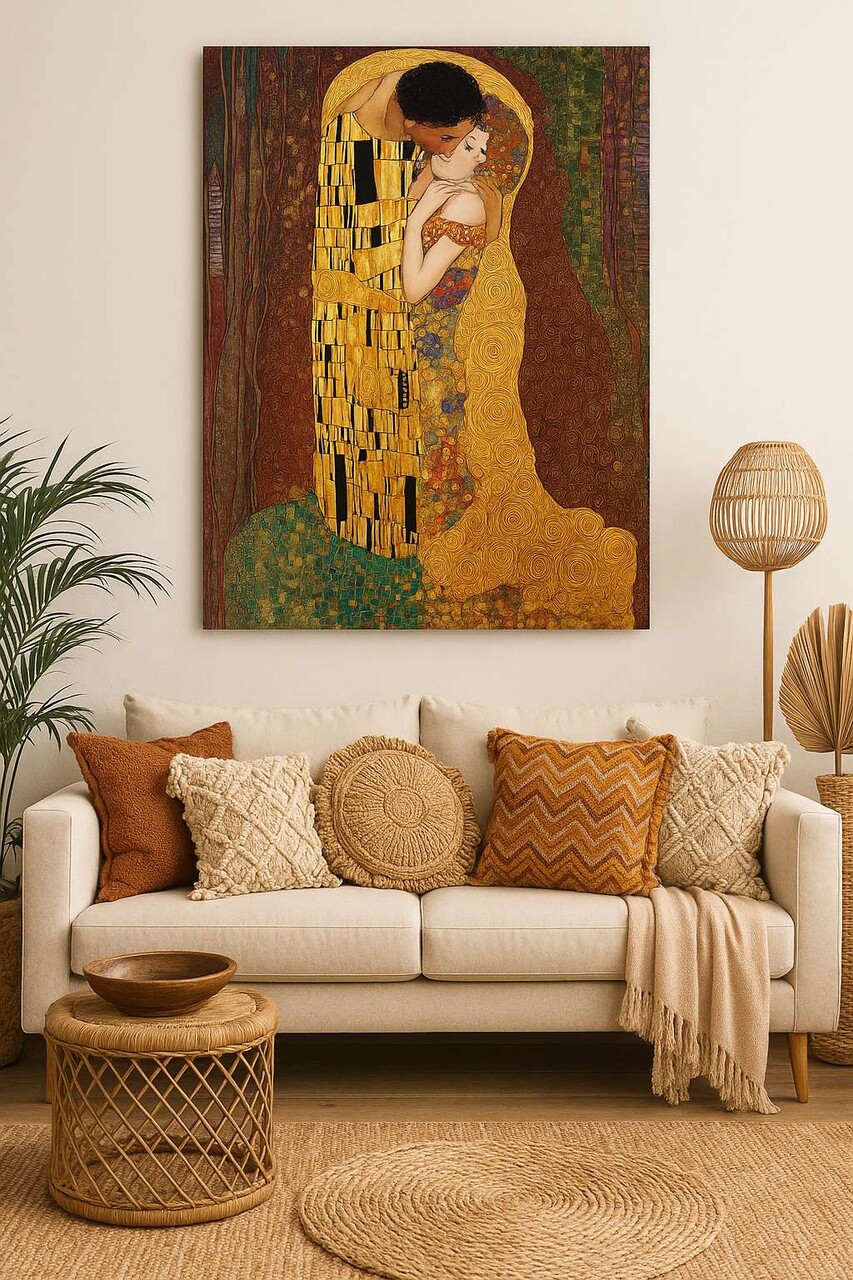 Tablou decorativ Hm_Cnvs26-40-50x70 Cadru: 100% lemn (Grosime: 2 x 3 cm) Multicolor