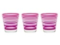 Set 3 pahare, Chic&Shock, Excelsa, 300 ml, sticla, lila