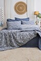 Lenjerie de pat dubla, L'essentiel Maison, Rebel, Albastru indigo