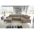 Coltar dreapta 6 locuri ELTAP, RT-20LO, Neviro, 350x201x77 cm, lemn/poliester, maro deschis