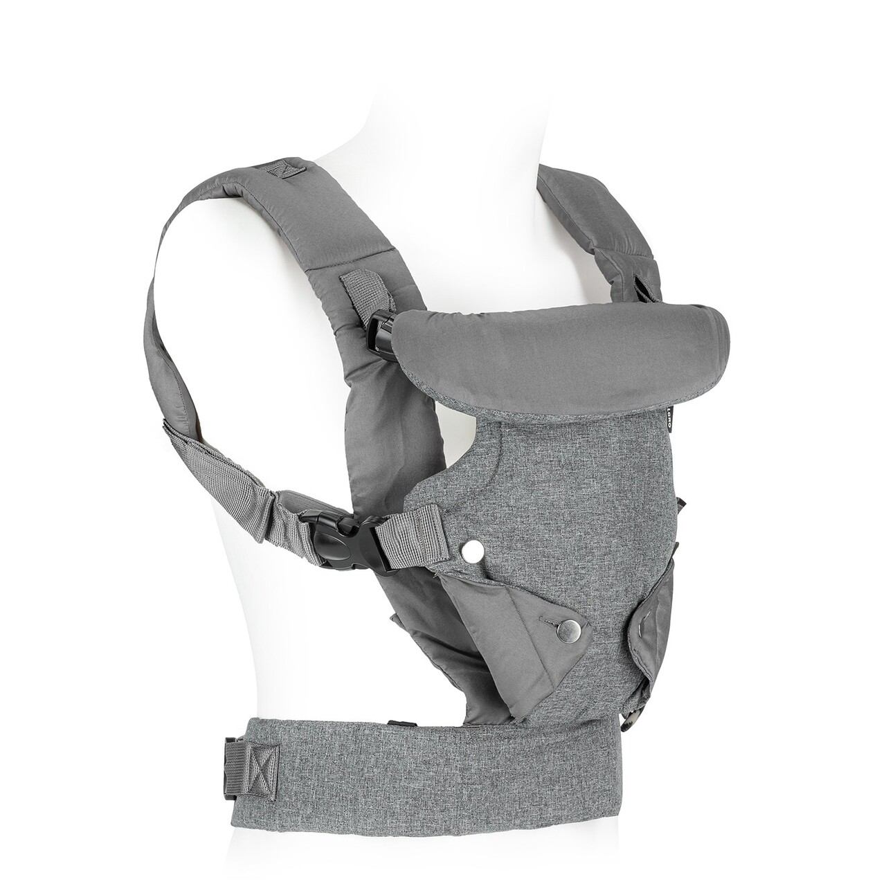 Carucior copii, Wallxpert, Comfy, Poliester, Gri - view 2