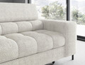 Coltar extensibil stanga 5 locuri ELTAP, LT-01ROY, Ferucce, 276x200x93 cm, lemn/poliester, alb