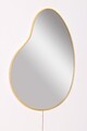 Oglinda cu Iluminare Led, Mirrorland, Glenia, Oglindă indestructibilă cu obturator, Galben