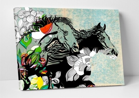 Tablou decorativ Lin, Modacanvas, 50×70 cm, canvas, multicolor mezoni.ro
