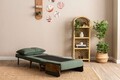 Canapea extensibilă cu 1 loc, Futon, 859FTN2339, Metal , Verde