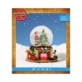 Decoratiune luminoasa Snowglobe w fireplace, Lumineo, 19x19x22 cm, multicolor