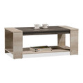 Set mobilier living 3 piese Lounge-1, Pakoworld, canapea extensibila 3 locuri / masuta / comoda TV, multicolor