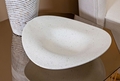 Vas decorativ Elegant, Mauro Ferretti, 41x12x41 cm, polirasina, crem