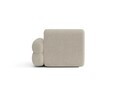 Modul canapea dreapta 1 loc, Neo, Micadoni Home, 110x100x83 cm, tesatura Chenille Silencio, bej deschis