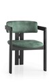 Scaun, Nmobb, CO, Cadru: 100% LEMN, Negru/Verde