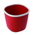 Aparat popcorn pentru cuptorul cu microunde, Snips, 1.5 L, polipropilena, rosu