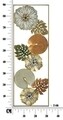 Decoratiune de perete Leaf, Mauro Ferretti, 31.5 x 90 cm, fier, multicolor