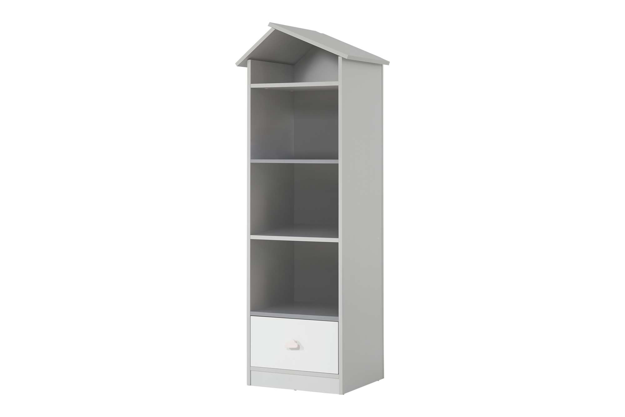 Corp biblioteca, Hanah Home, Ayder, 60x171x49 cm, PAL, Gri