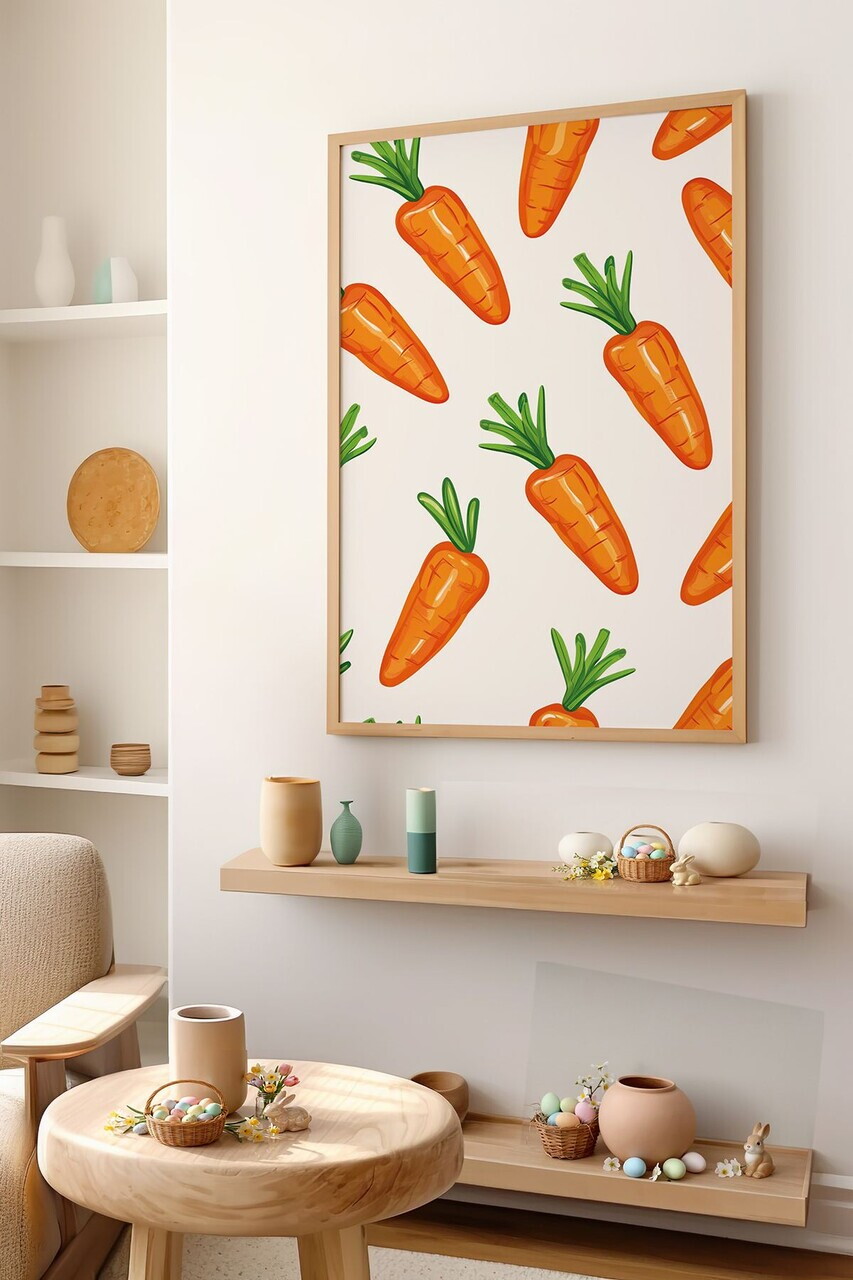Tablou decorativ, Arteastermodel44-3348, MDF, Multicolor