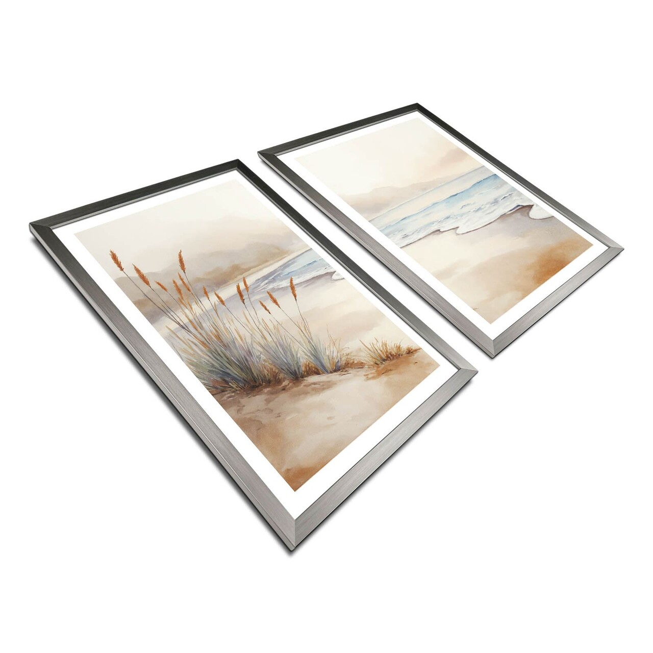 Set 2 tablouri decorative, 2Pantct-006, Cadru: 100% LEMN (Grosime: 1,9 cm), Multicolor - view 2