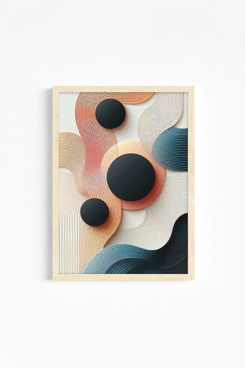 Tablou decorativ, Artnewclahsp53-5070, Lemn masiv, MDF, Multicolor - view 3