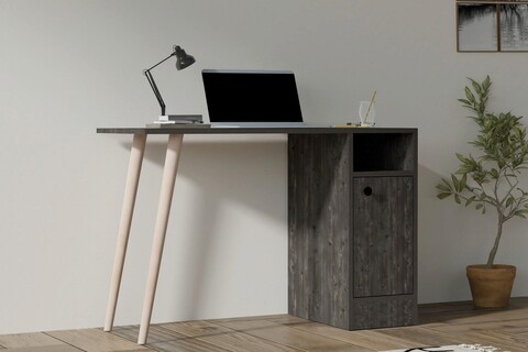 Birou, Asse Home, Calvin, 110x74x50 cm, Nuc / Stejar 110x74x50