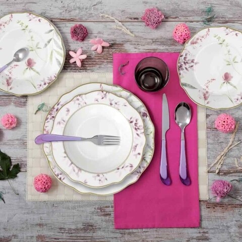 Serviciu de masa 18 piese, Tognana, Cappetta Mirabel, portelan, multicolor Bucatarie