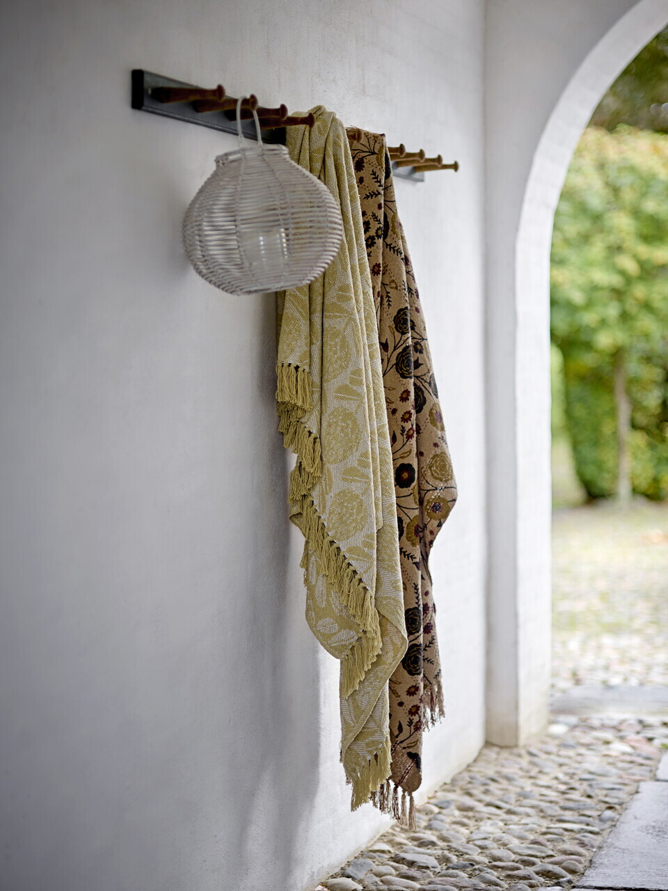 Pled, Bloomingville, Pratello, 130x160 cm, amestec bumbac, galben - imagine 3