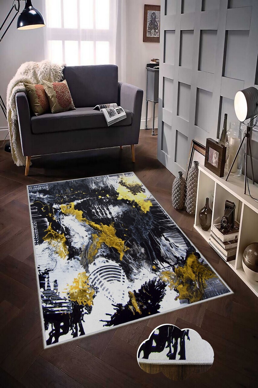 Covor Hmnt109 100x150 cm Poliester Multicolor