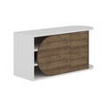 Pantofar, Decortie, Nova Shoe Bench, 104x50x37 cm, PAL, Hitit / Alb