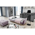 Canapea extensibila 3 locuri ELTAP, SO-BEL-24LO, Bellis, 220x90x83 cm, lemn/poliester, roz deschis