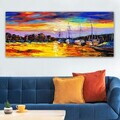 Tablou decorativ, YTY244449_50120, Canvas, Rama din lemn (grosime 3 cm), Multicolor