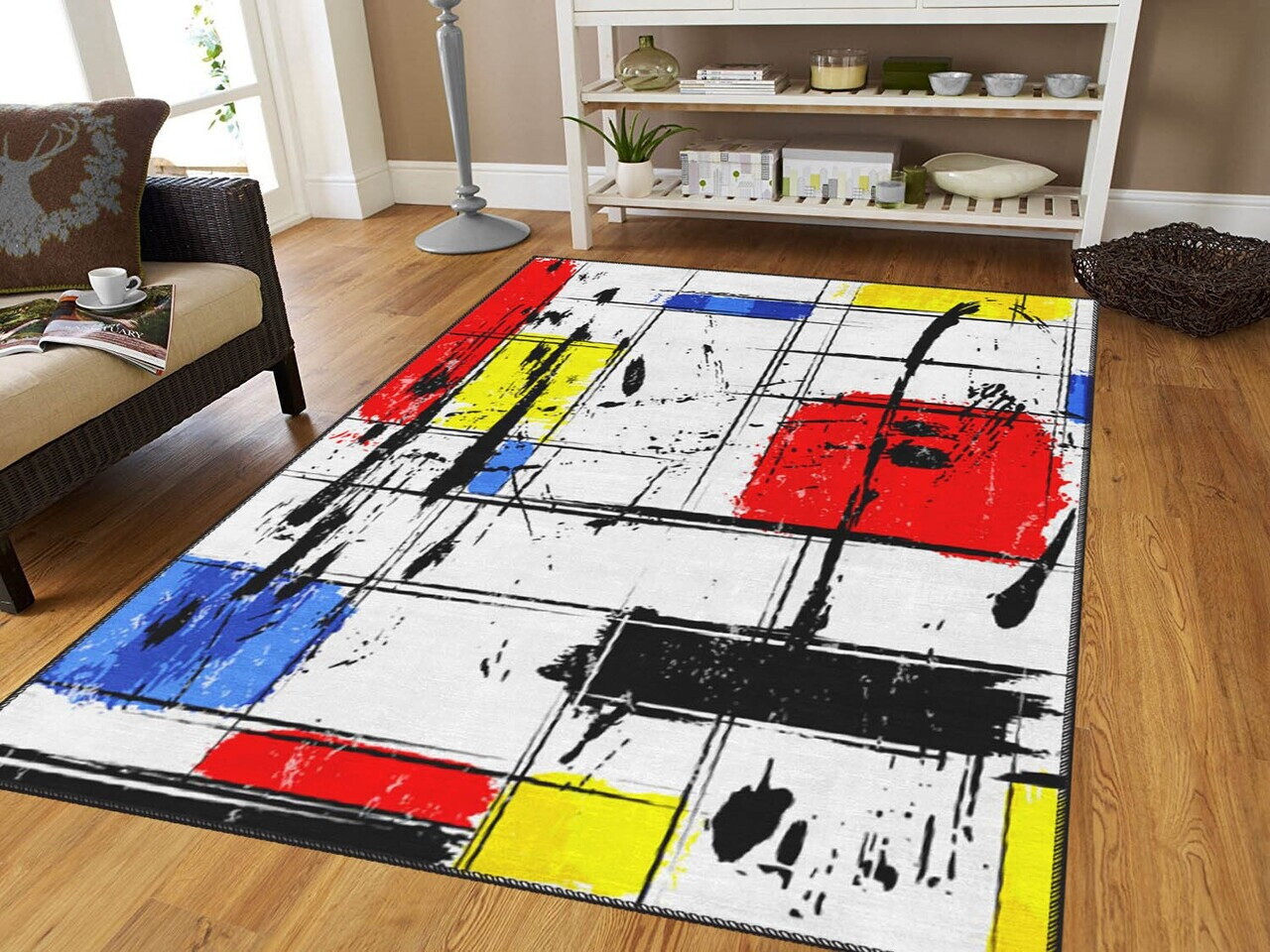 Covor ym (134) 140x220 cm Poliester Multicolor