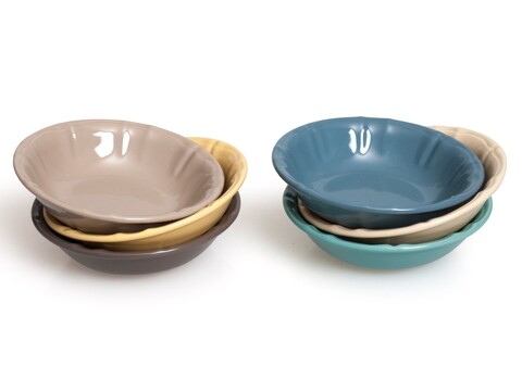 Set 6 boluri, Country Little Bowls, Excelsa,  Ø15x4.5 cm, ceramica, multicolor