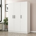 Dulap pentru haine, Minerva, Kale White, 135x210x52 cm, PAL, Alb