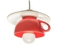 Pendul Afternoon tea, Deco Republic, E27, 1x60W, ceramica, rosu