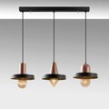 Lustra, Tatum, 584TTM1343, Metal, Negru