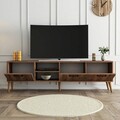 Comoda TV, Mezza, Exxen, 180x53x35 cm, Maro