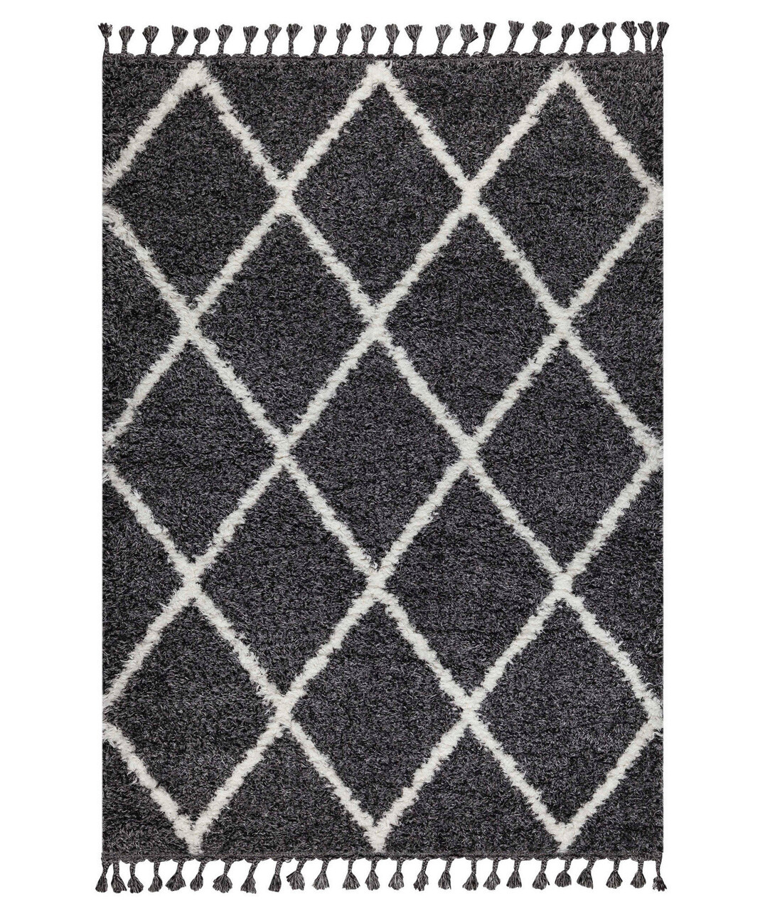 Covor, 0500E , 120x180 cm, Poliester, Antracit/Alb - 2 | YEO
