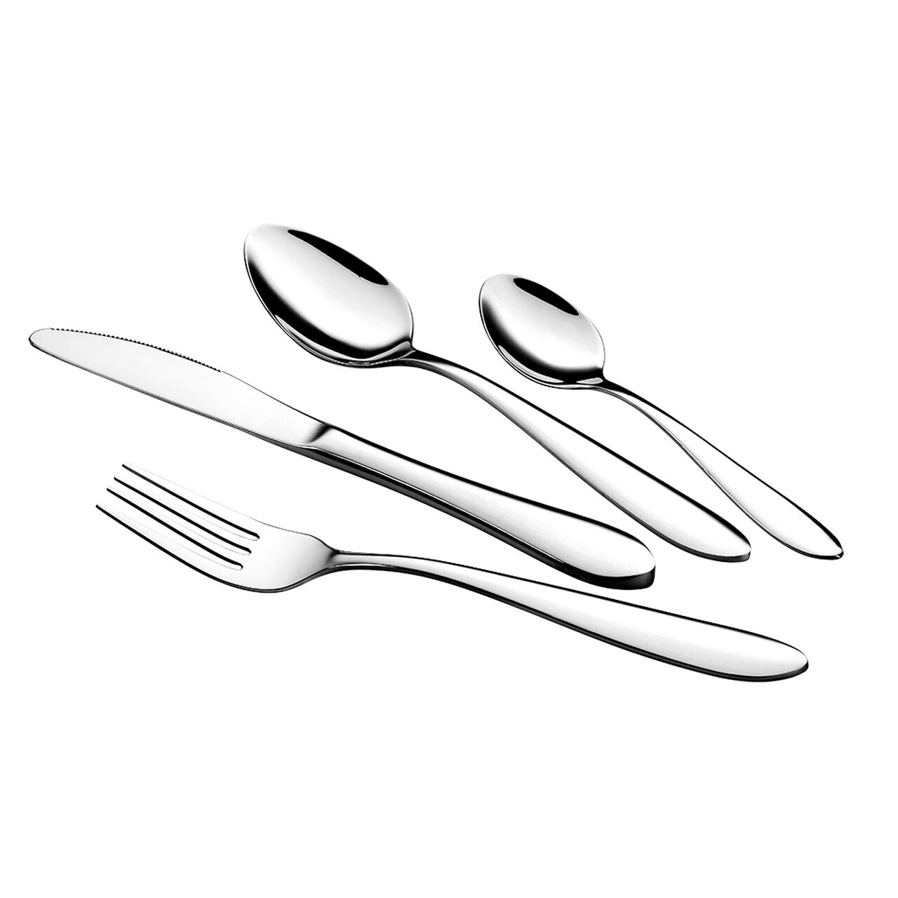 Set tacamuri 24 piese Blaumann, Cutlery, inox, argintiu - imagine 2