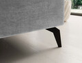 Coltar extensibil stanga 4 locuri ELTAP, Sol-20, Solange, 292x196x84 cm, lemn/poliester, gri deschis