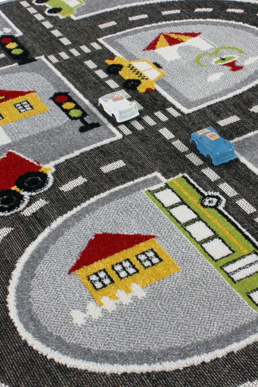 Covor (140 x 200), Trafik, 140x200 cm, Gri - view 5