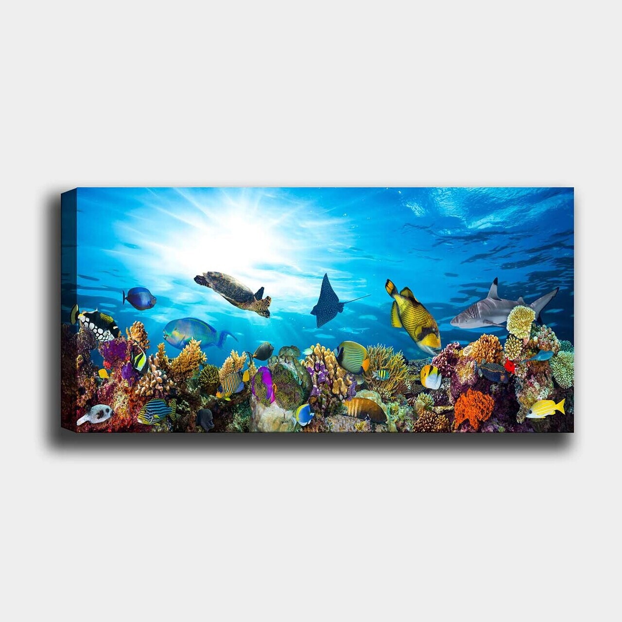 Tablou decorativ, YTY295429769_50120, Canvas, Rama din lemn (grosime 3 cm), Multicolor — imaginea 2