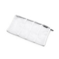 Husa pentru spalat sosete, Brabantia, Wash bag, 42x22 cm, textil, alb/gri