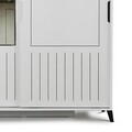 Dulap pentru haine, Comforty, Pasific Home Fuga, 190x216x60 cm, Alb