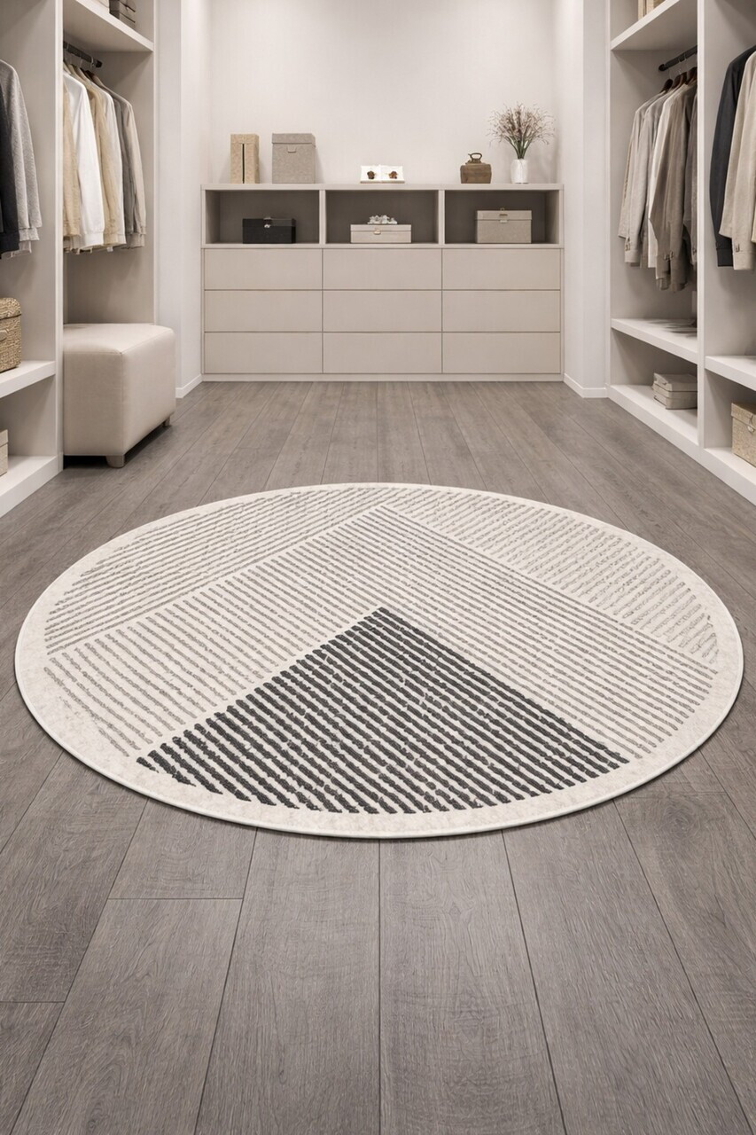 Covor, CLR-5088-MUTFAK-109, 100x100 cm, Poliester, Bej — imaginea 2