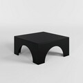 Masuta de cafea, Neostill, Collesium, 80x37x80 cm, PAL, Negru