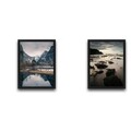 Set 2 tablouri decorative, Landscape Set, PAL, Hartie, Multicolor