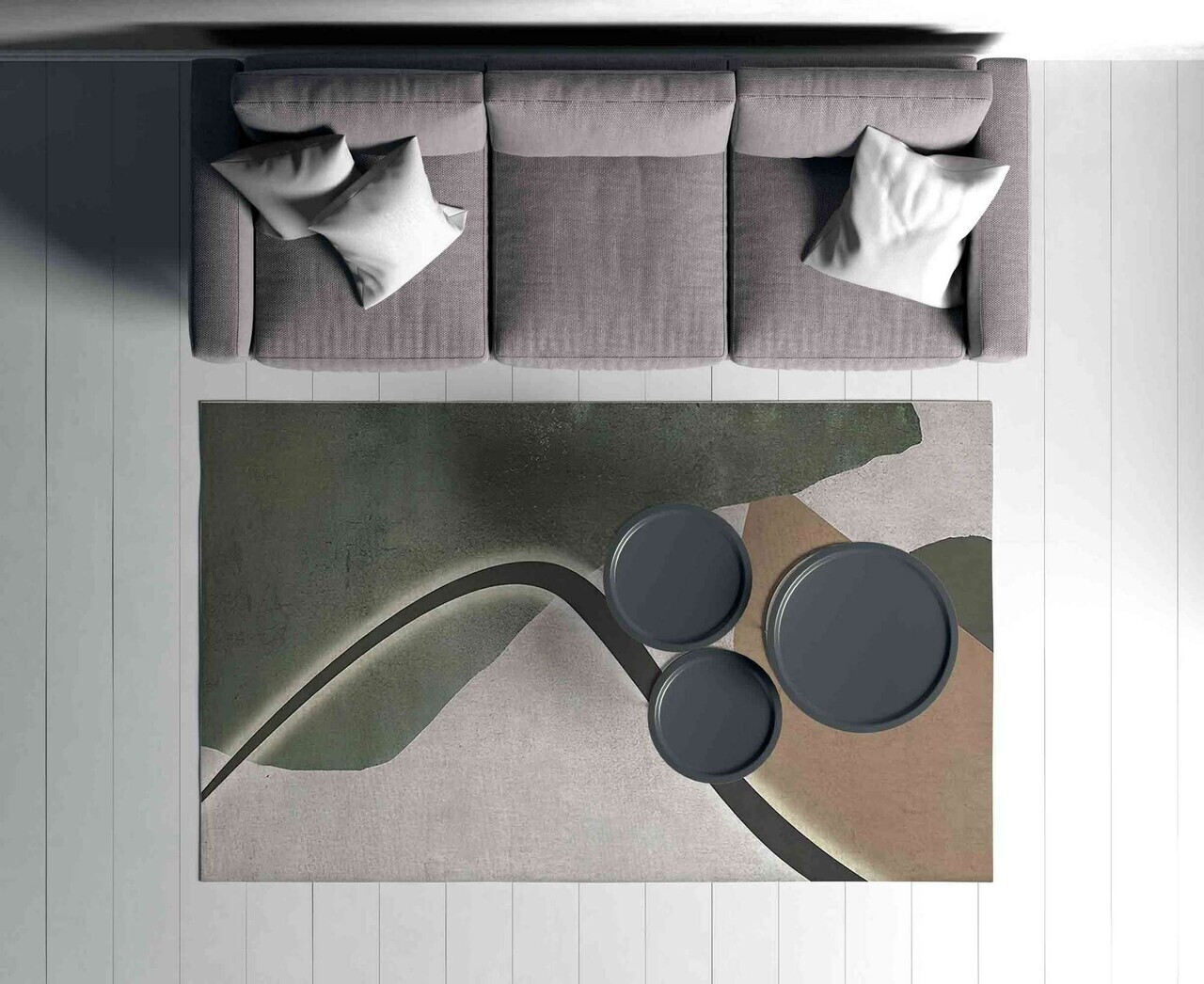 Covor, Shml14, 180x280 cm, Poliester, Multicolor — imaginea 4