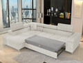 Coltar extensibil stanga 4 locuri ELTAP, LT-01AMO, Eridano, 275x202x88 cm, lemn/poliester, bej deschis