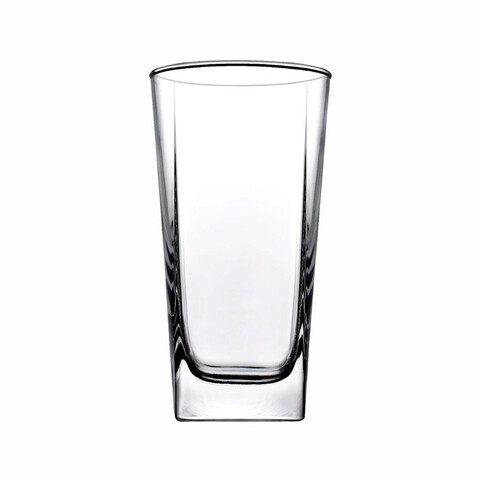 Set 6 pahare long drink Carre-Baltic, Pasabahce, 6.9 x 6.9 x 13.2 cm, sticla, transparent
